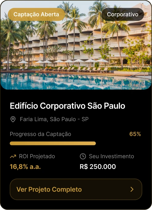 Tela app - Captação