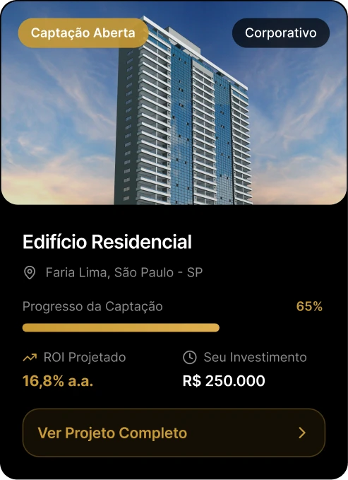 Tela app - Captação